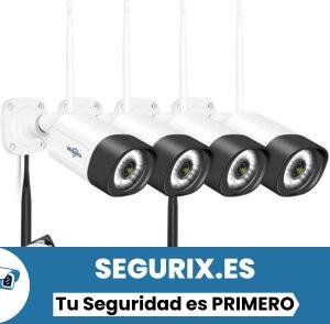 Mejores cámaras de seguridad Cámaras Hiseeu 3MP Kit